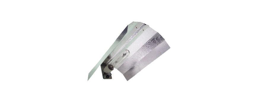 Bird Wing Reflector with High Intensity Discharge Lamp