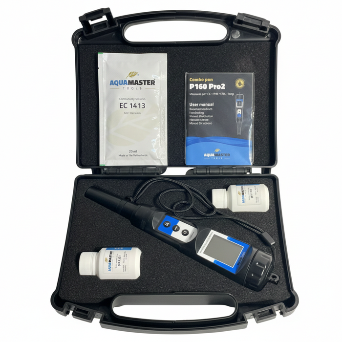 Aqua Master P160 Pro2 Combo Pen - pH ,EC, PPM, TDS & Temp