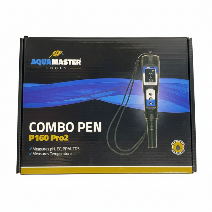 Aqua Master P160 Pro2 Combo Pen - pH ,EC, PPM, TDS & Temp