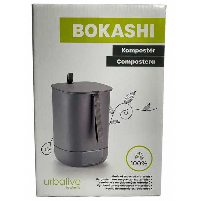 Urbalive Bokashi Composter - Grey - Without Bacteria
