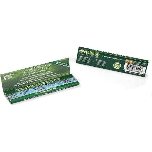 Elements Green Kingsize Rolling Papers