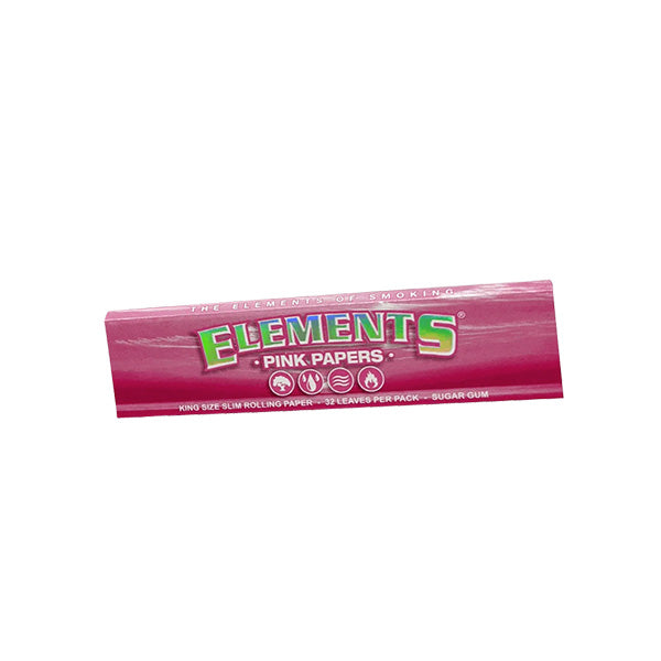 Elements Pink Kingsize Rolling Papers