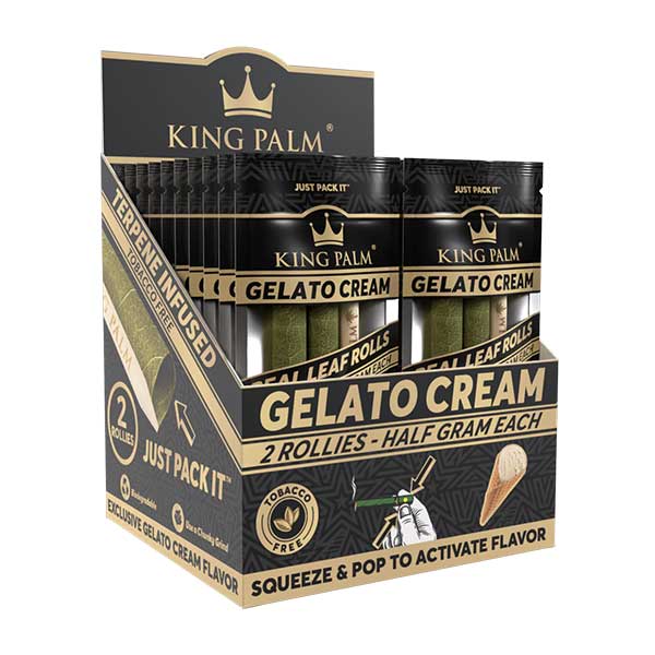 King Palm - Rollie Cones Gelato Cream (Box of 20x2)