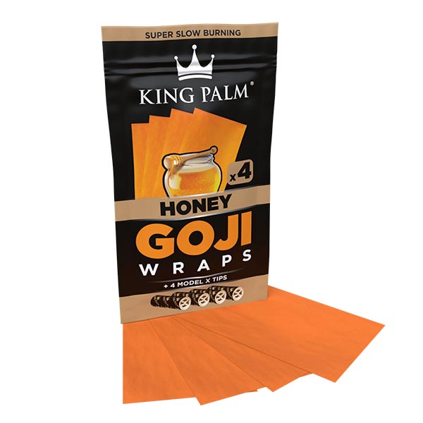 King Palm - Goji Wraps Honey (Box 15x4)