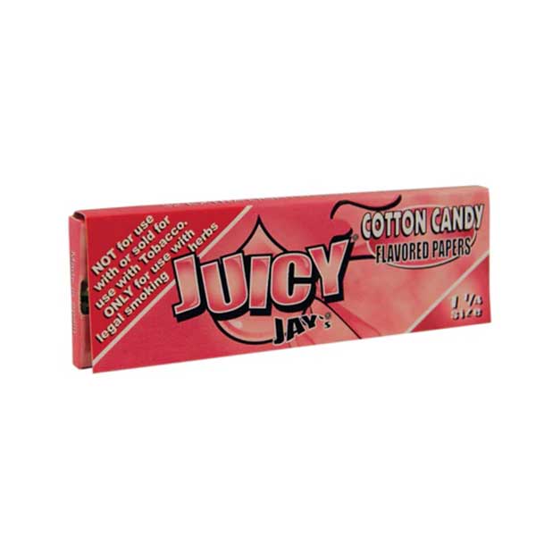 Juicy Jays 1&1/4 Cotton Candy Rolling Papers (Box of 24)