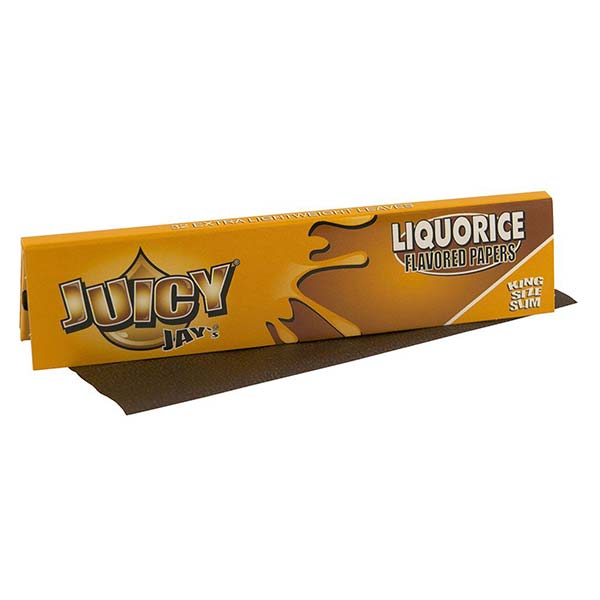 Juicy Jays King Size Liquorice Rolling Papers (Box of 24)