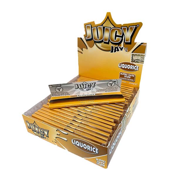 Juicy Jays King Size Liquorice Rolling Papers (Box of 24)