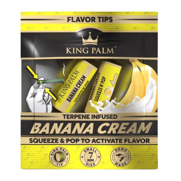 King Palm - Flavor Tips Banana Cream (Box 50x2)