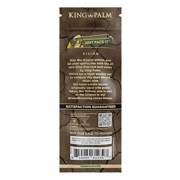 King Palm Natural Cones Kingsize (3pack)