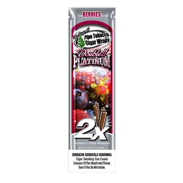 Platinum Blunt Wrap Berries (Box of 25x2)