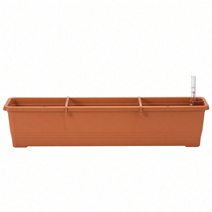 Plastia Self Watering Flower Box - Bergamot - 80cm