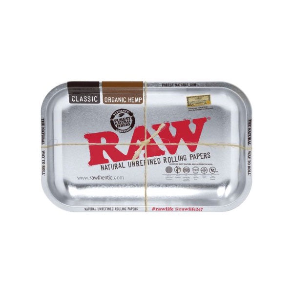 RAW Rolling Tray Small Steel (28cm)