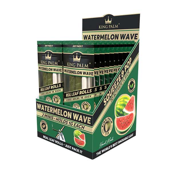 King Palm Mini Cones - Watermelon Wave (Box 20x2)