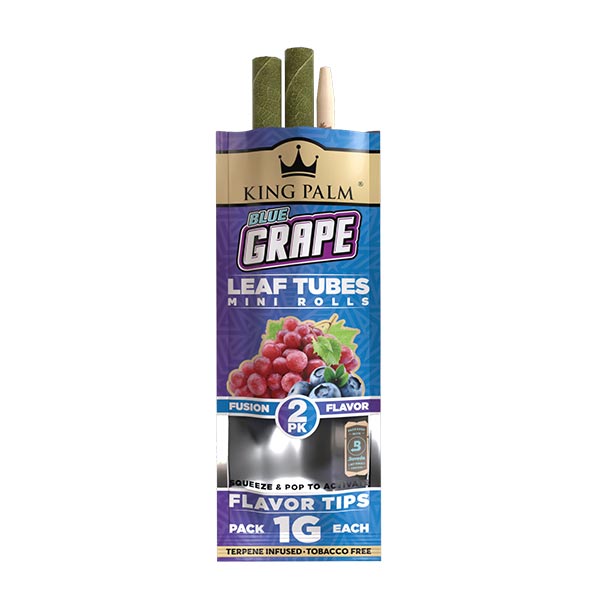 King Palm Mini Cones - Blue Grape (Box 20x2)