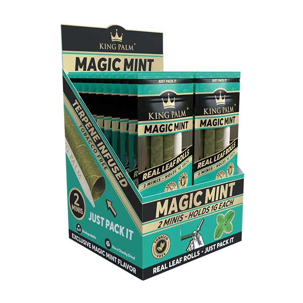 King Palm Mini Cones - Magic Mint (Box 20x2)