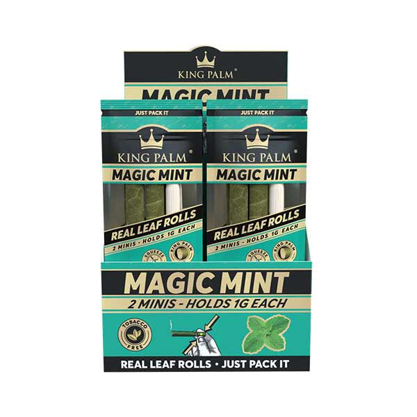 King Palm Mini Cones - Magic Mint (Box 20x2)