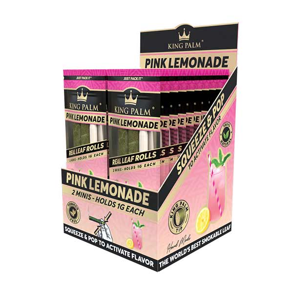 King Palm Mini Cones - Pink Lemonade (Box 20x2)