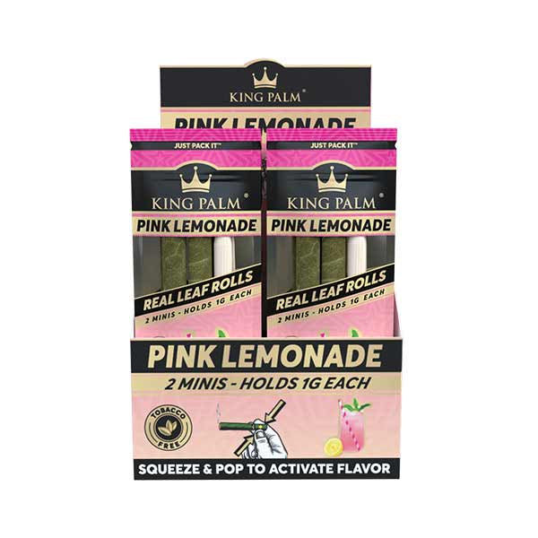 King Palm Mini Cones - Pink Lemonade (Box 20x2)