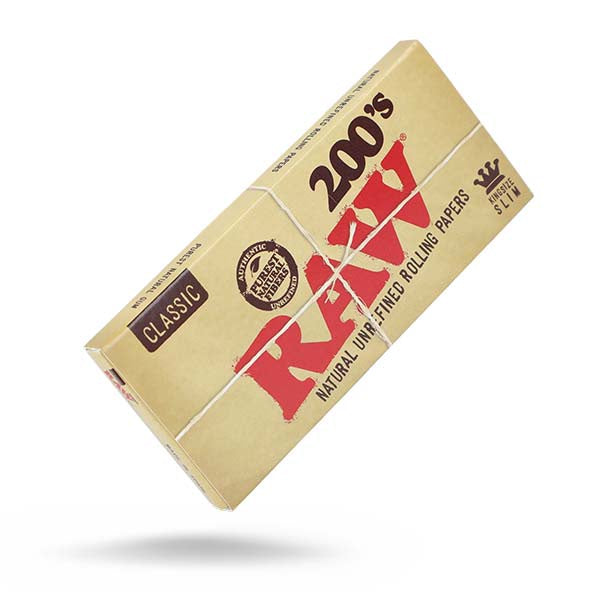 RAW Classic King size Rolling Papers 200's Pack