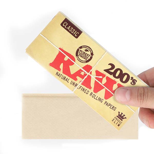 RAW Classic King size Rolling Papers 200's Pack