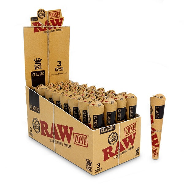 RAW Cones Kingsize (Box 32x3)