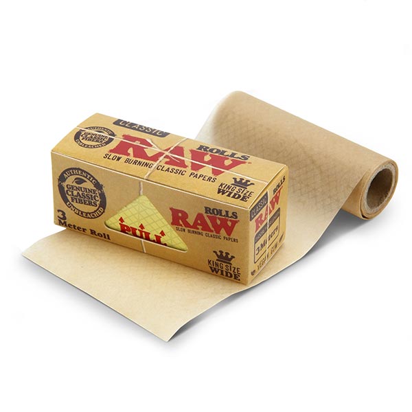 RAW Rolls 3m Rolling Paper