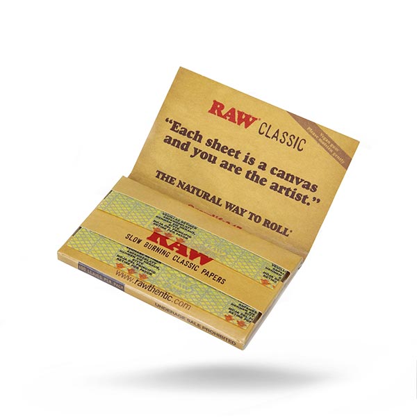 RAW Classic Single Wide Rolling Paper (Box of 50)