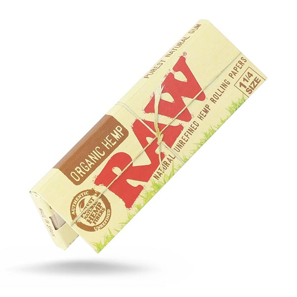 RAW Organic 1&1/4 Rolling Papers + Tips