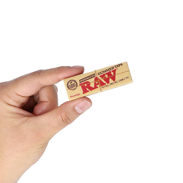 RAW Gummed Tips Perforated (Box of 24)