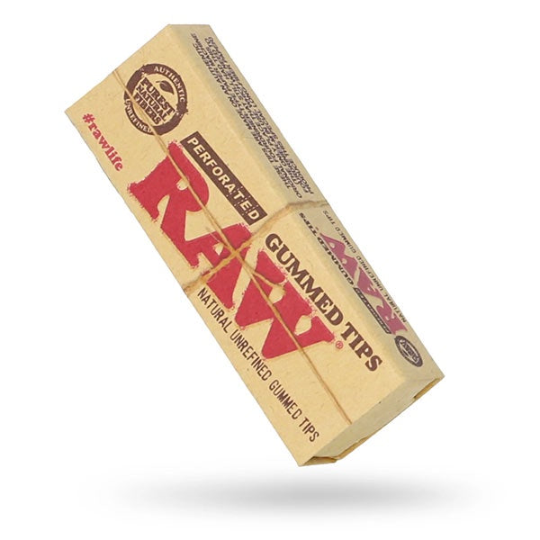 RAW Gummed Tips Perforated (Box of 24)