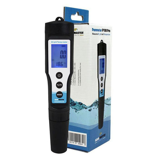 Aqua Master Tools Aqua Master EC, pH & Temp Combo Meter Water & Aeration