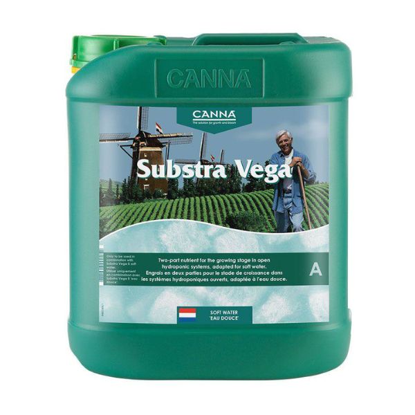 Canna Canna Substra Mineral Plant Nutrients - Soft Water Vega A 5L Nutrients