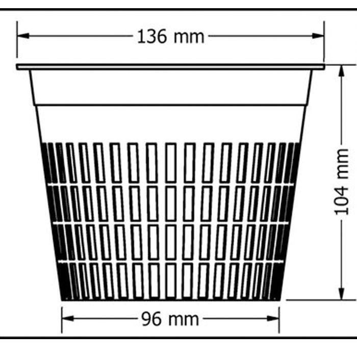 GrowGuru 12.5cm Net Pot Hydroponic Components