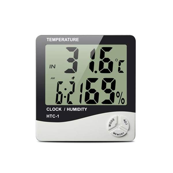 Digital Thermometer For Indoor Outdoor, Waterproof Wireless Wall Mount Outdoor  Thermometer, -20 To +50c, Black