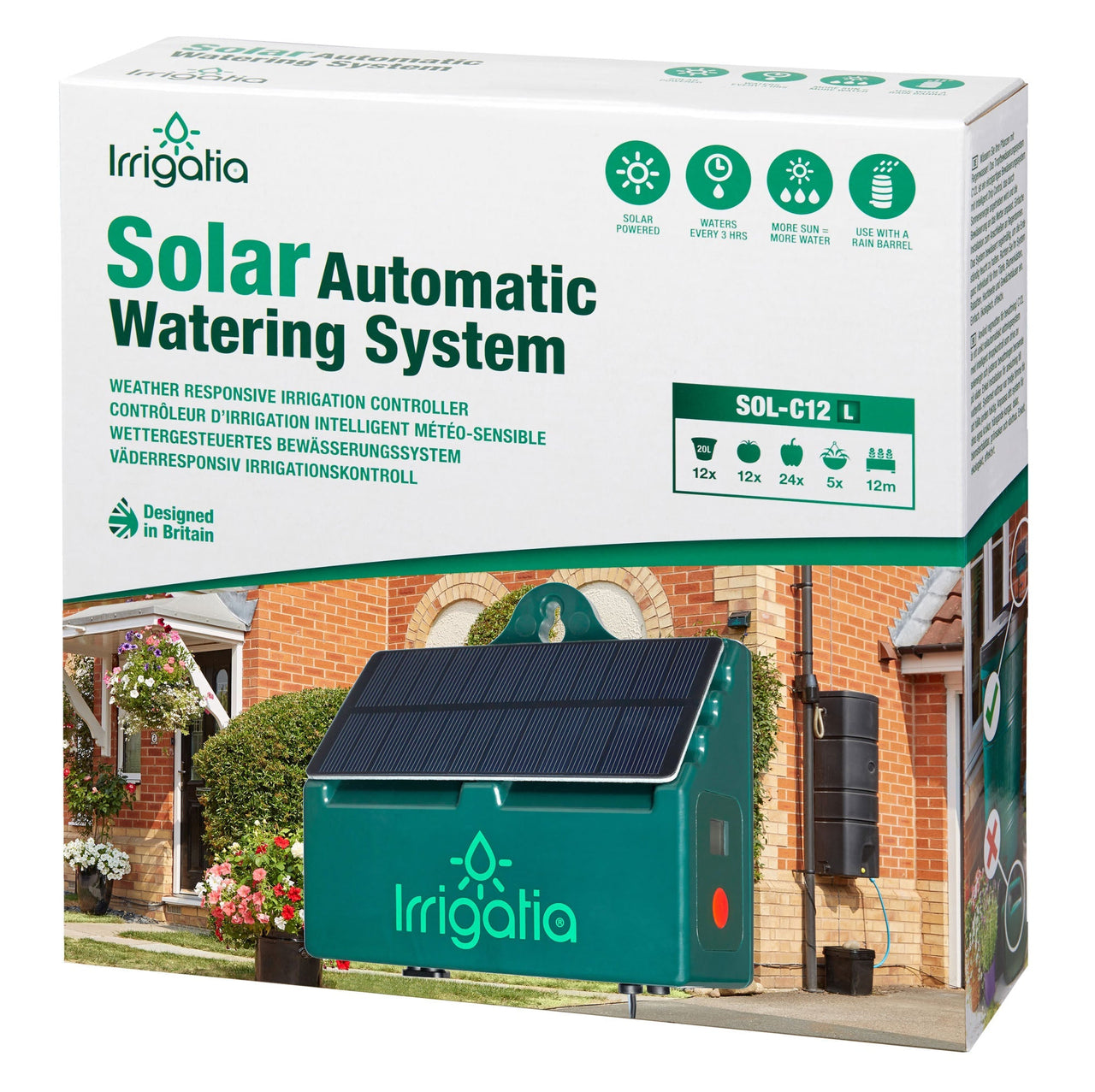 Irrigatia Irrigatia C12 Solar Automatic Watering System Irrigation