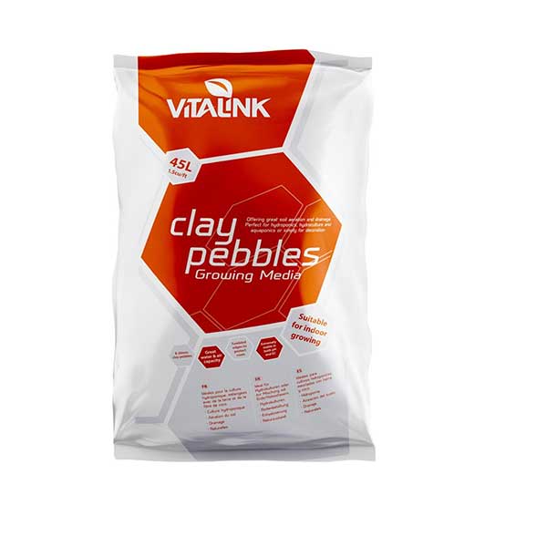 Vitalink Vitalink Clay Pebbles 45L Grow Medium
